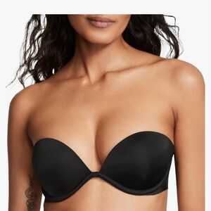 Strapless Black Bra
